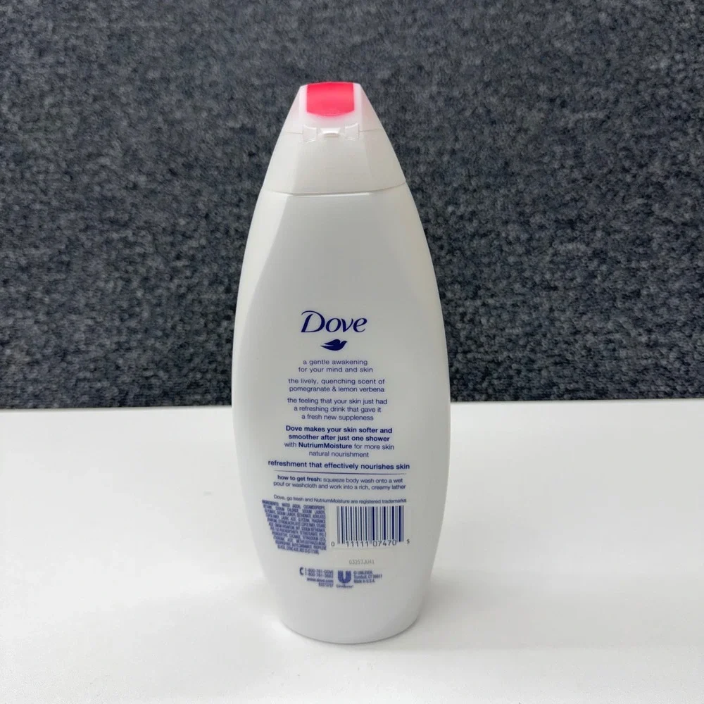 Dove Go Fresh Revive Body Wash Pomegranate & Lemon Verbena 22 oz NutriumMoisture
